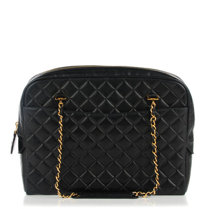 Chanel Lambskin Quilted Shoulder Bag Black 1 of 8