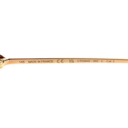 Cartier Signature C De Cartier Sunglasses Gold 6 of 8