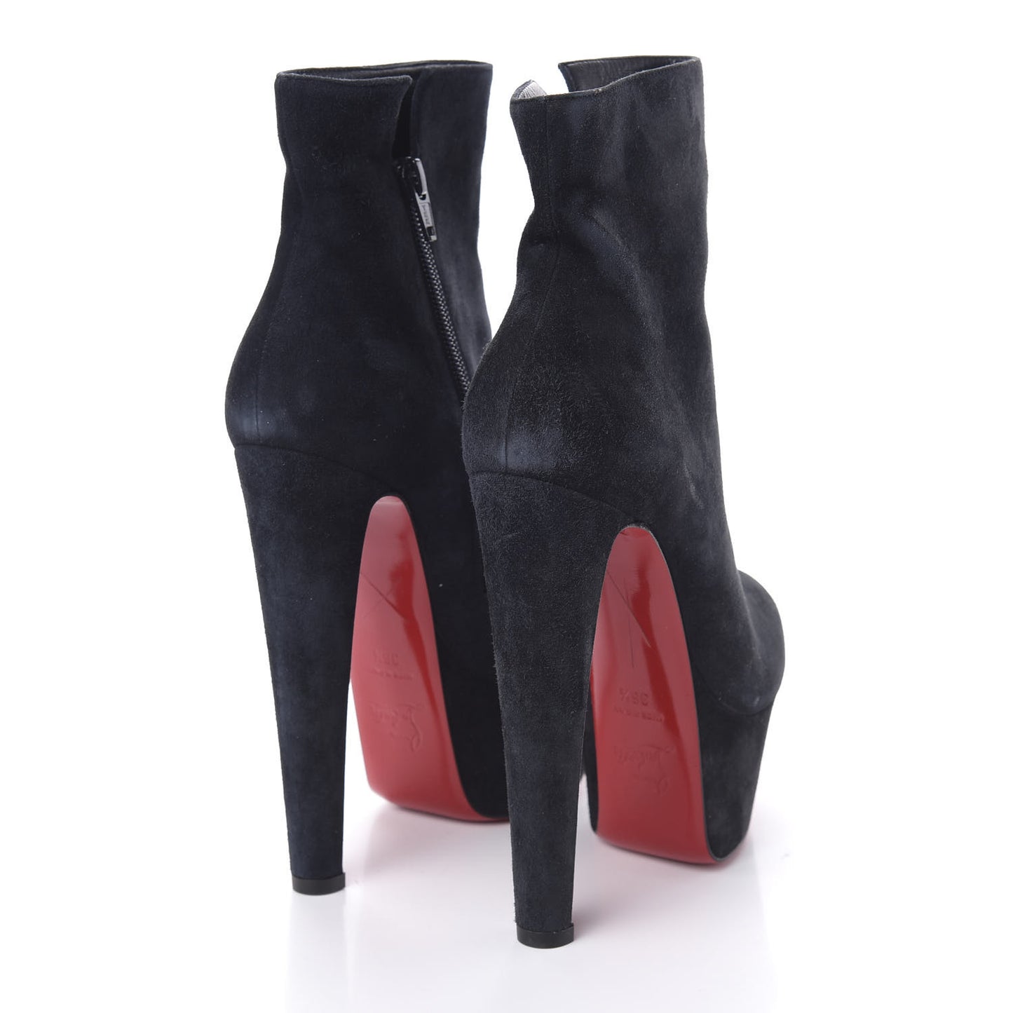 Suede Daf Booty 160 Ankle Boots 36.5 Black