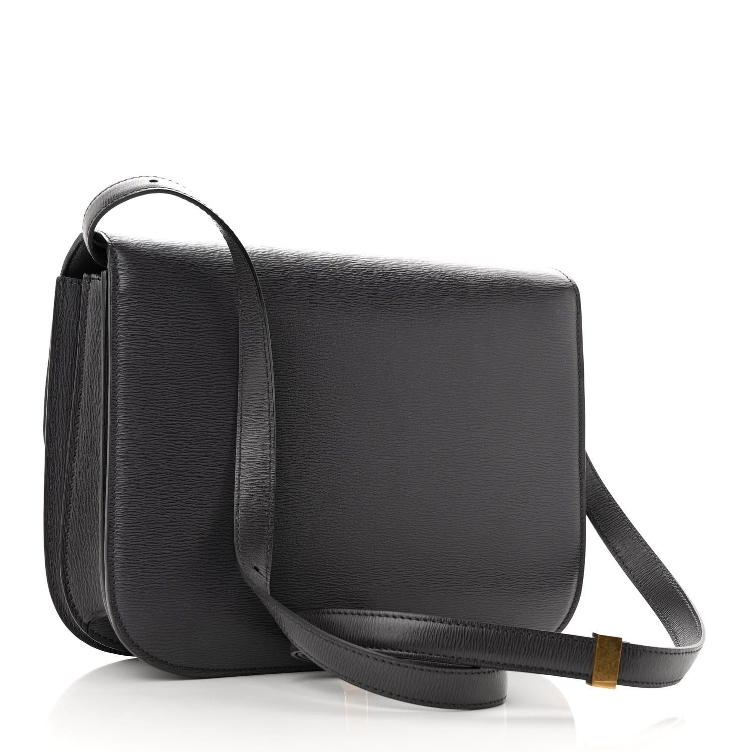 Celine Liege Calfskin Medium Classic Box Flap Bag Liquorice 3 of 10