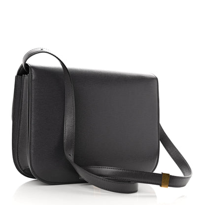 Celine Liege Calfskin Medium Classic Box Flap Bag Liquorice 3 of 10