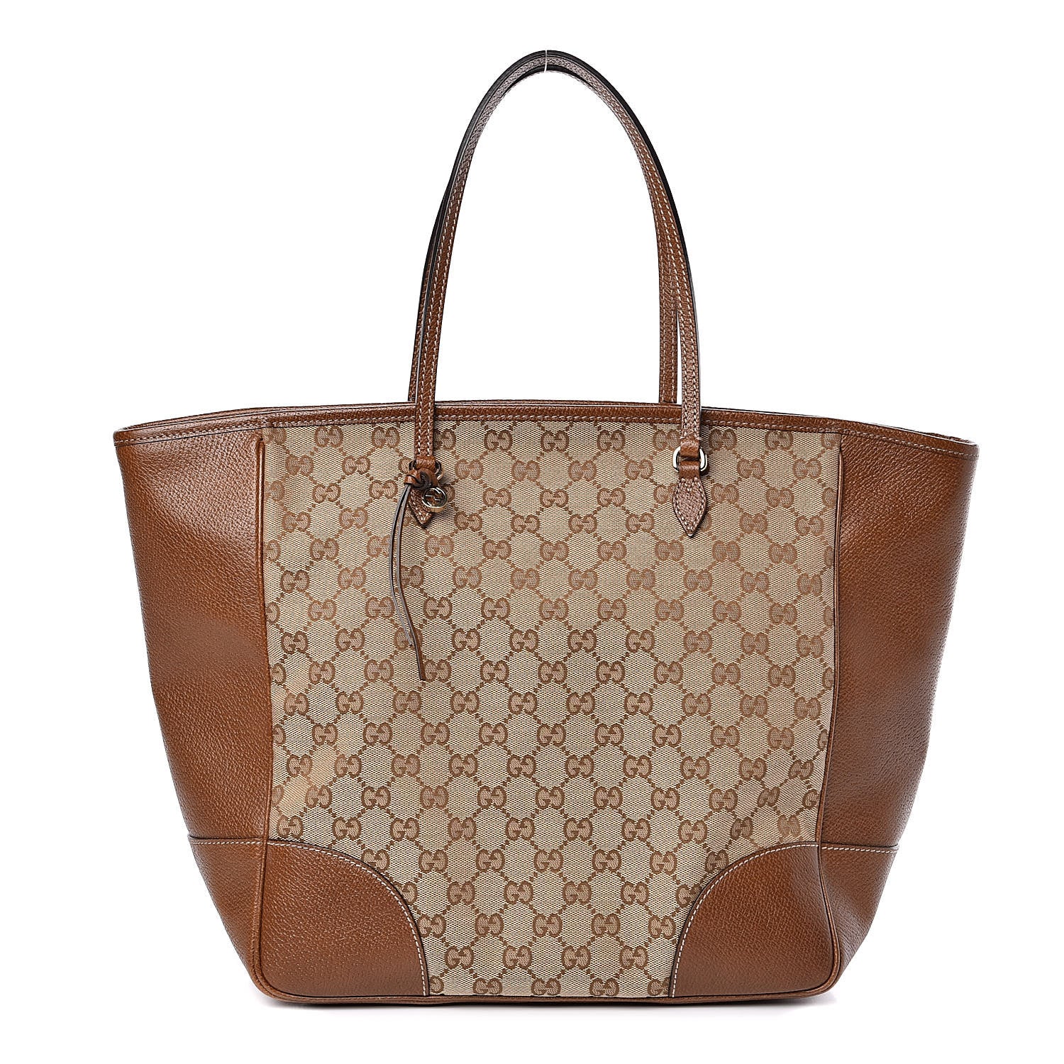Gucci Monogram Medium Bree Zippered Tote Beige Tabacco 1 of 14