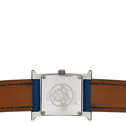 Hermes Stainless Steel Epsom 21mm Heure H Hour Quartz Watch Malta 4 of 4