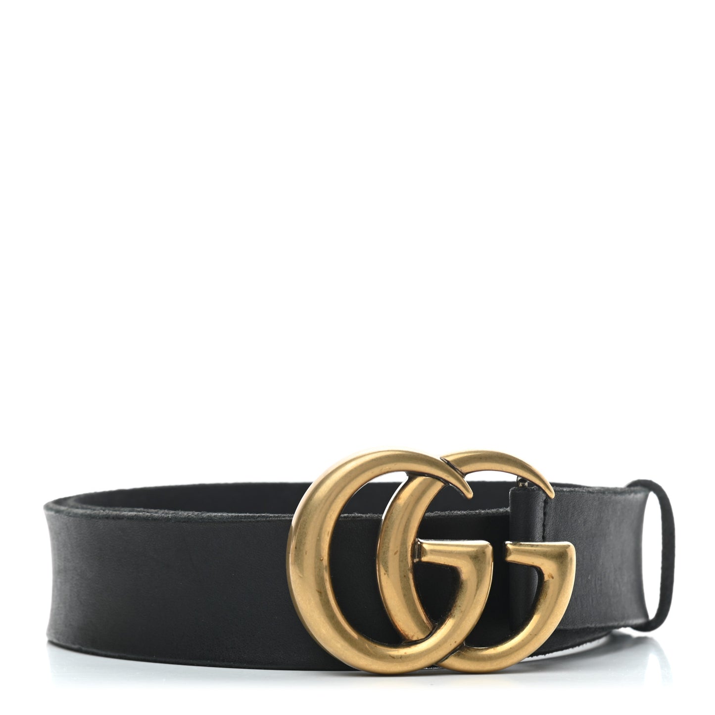 Faded Calfskin Double G 40mm Belt 85 34 Black