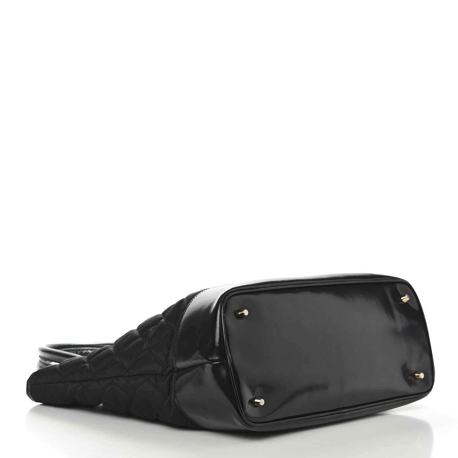 Burberry Nylon Quilted Grange Tote Black 4 of 13