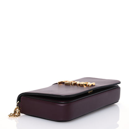 Fendi Vitello Grace Matte Fendigraphy Wallet on Chain Rosso Roma 5 of 16