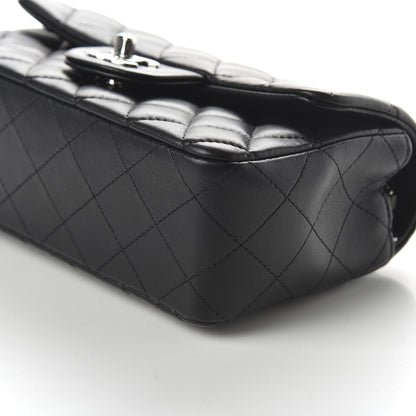 Chanel Lambskin Quilted Mini Rectangular Flap Black 7 of 11