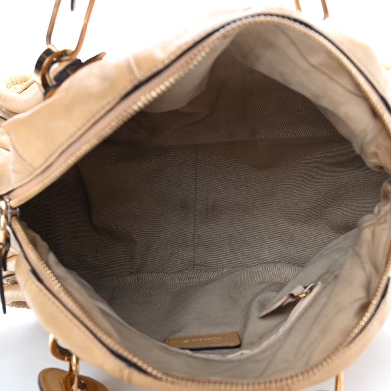 Chloe Calfskin Medium Paraty Beige 4 of 9