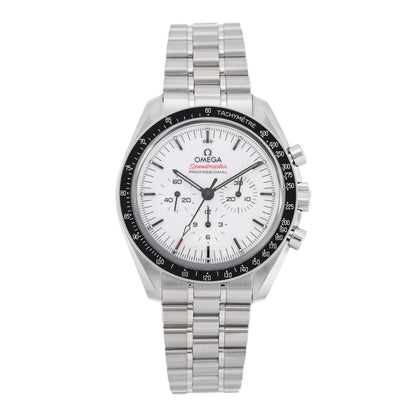 Omega Stainless Steel 42mm Speedmaster Moonwatch Professional Chronograph Manual Winding Watch White 310.30.42.50.04.001 1 of 5