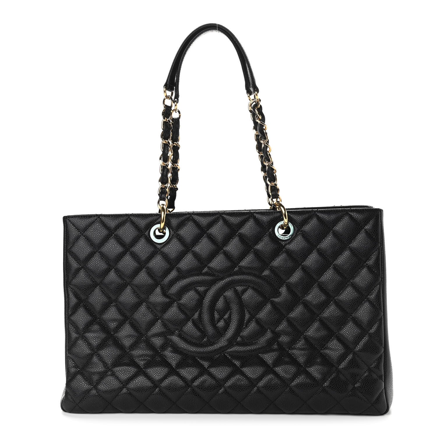Chanel Caviar Quilted XL Grand Shopping Tote GST Black 1 of 10