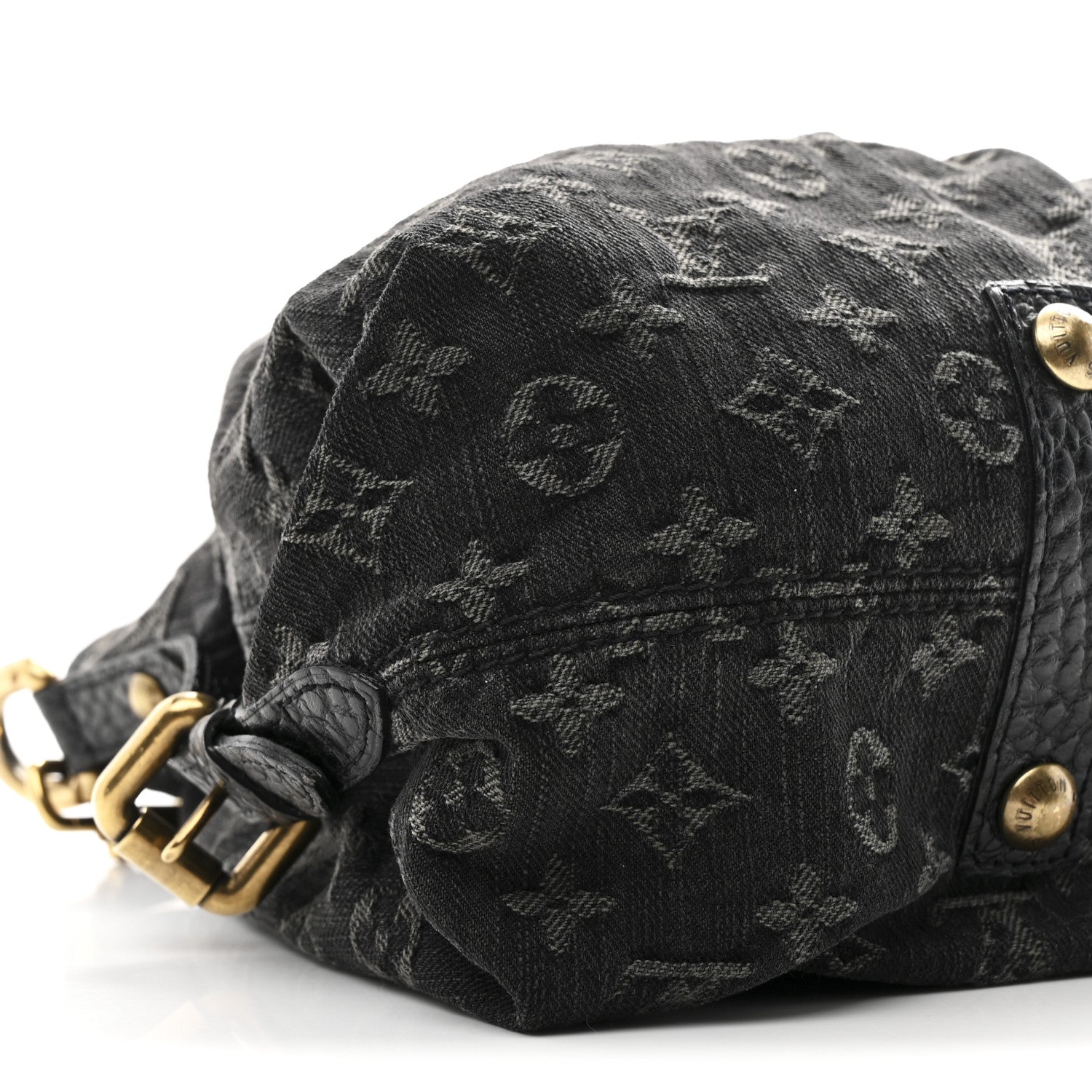 Louis Vuitton Denim Neo Cabby MM Black 8 of 9