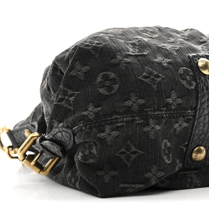 Louis Vuitton Denim Neo Cabby MM Black 8 of 9