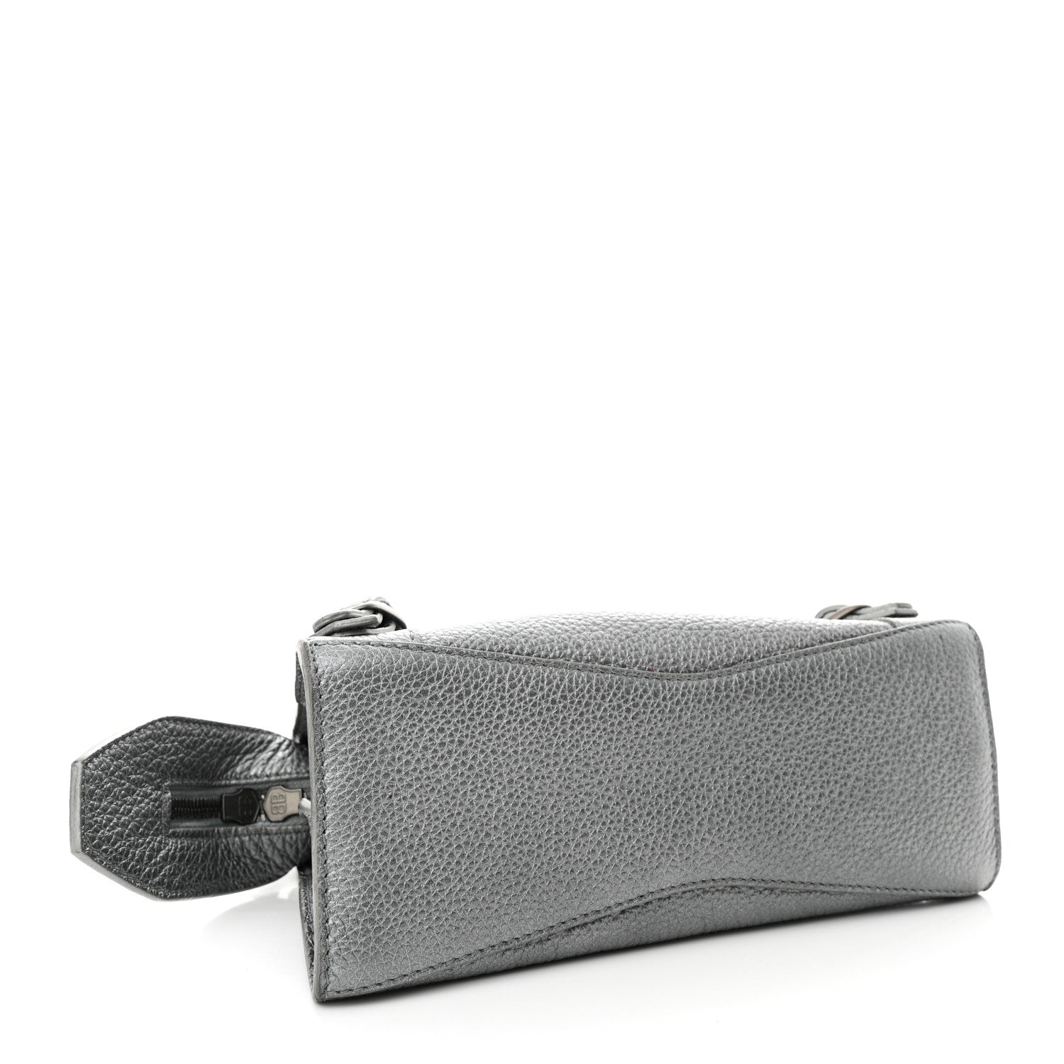 Balenciaga Metallic Grained Calfskin Neo Classic Silver Hardware Mini City Silver 4 of 13