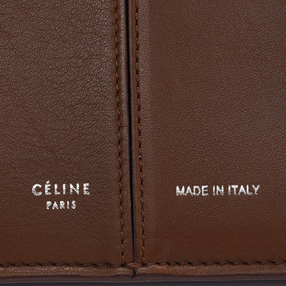 Celine Calfskin Medium Tri-Fold Bag Taupe 8 of 10
