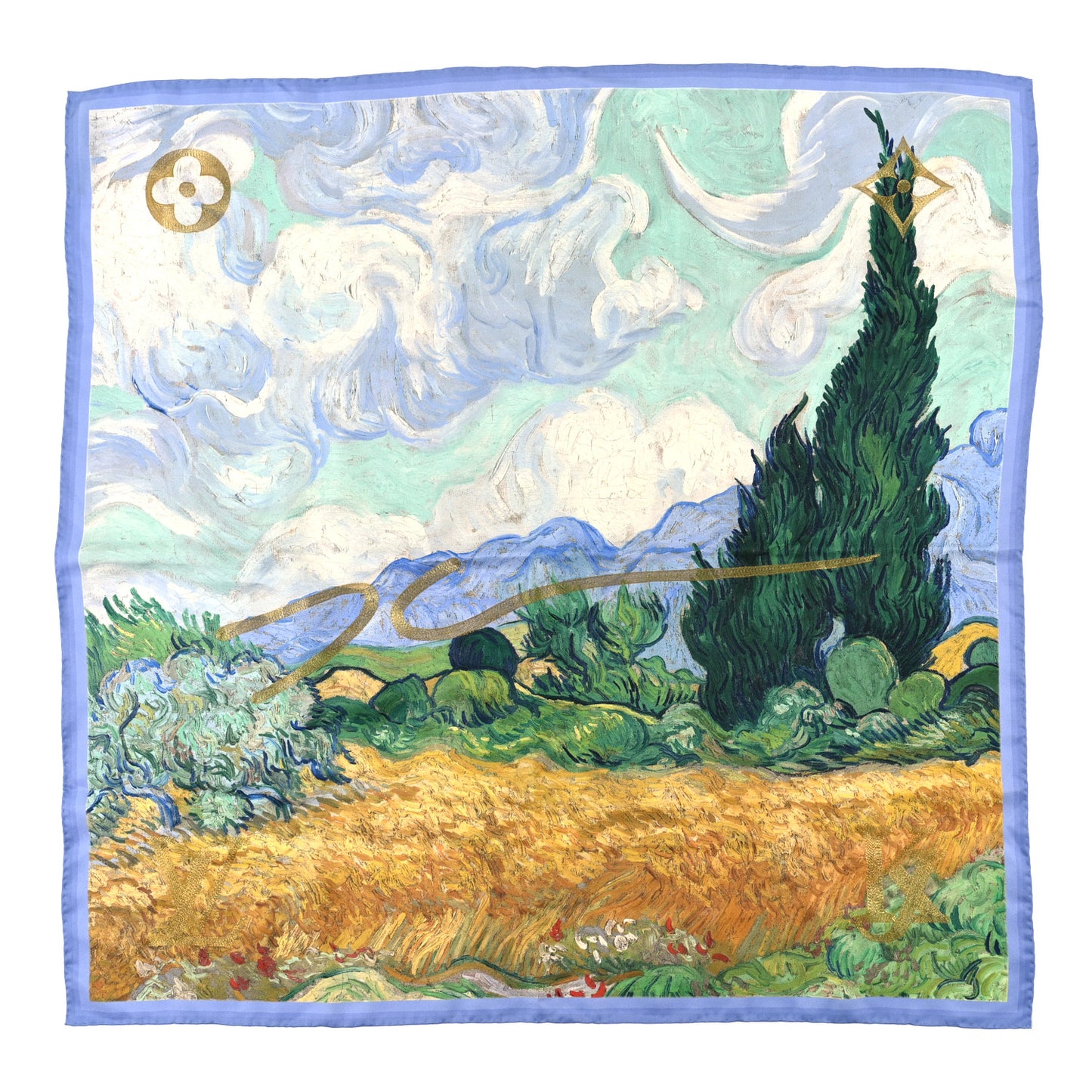 Wool Silk Masters Van Gogh Shawl
