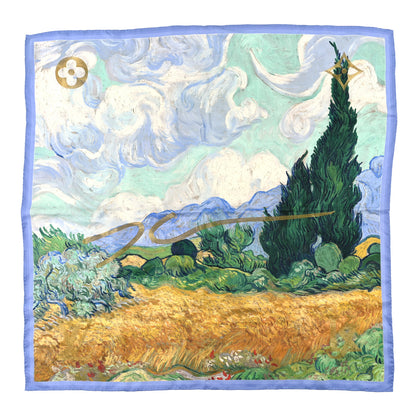 Louis Vuitton Wool Silk Masters Van Gogh Shawl 1 of 3
