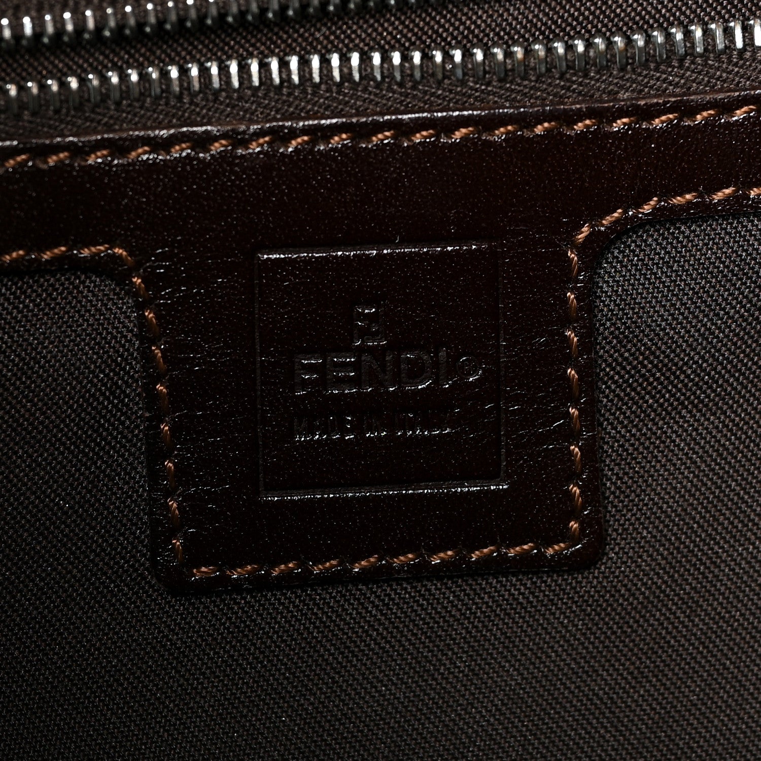 Fendi Zucca Hobo Tobacco 5 of 9