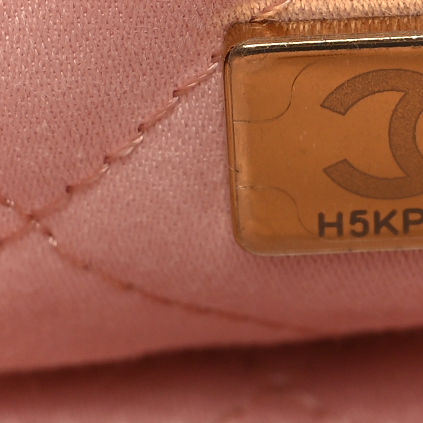 Shiny Calfskin Quilted Small Chanel 22 Light Pink