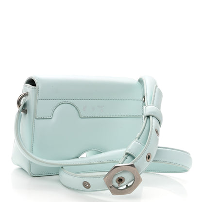 Off-White Calfskin Burrow 22 Shoulder Bag Light Blue 3 of 9