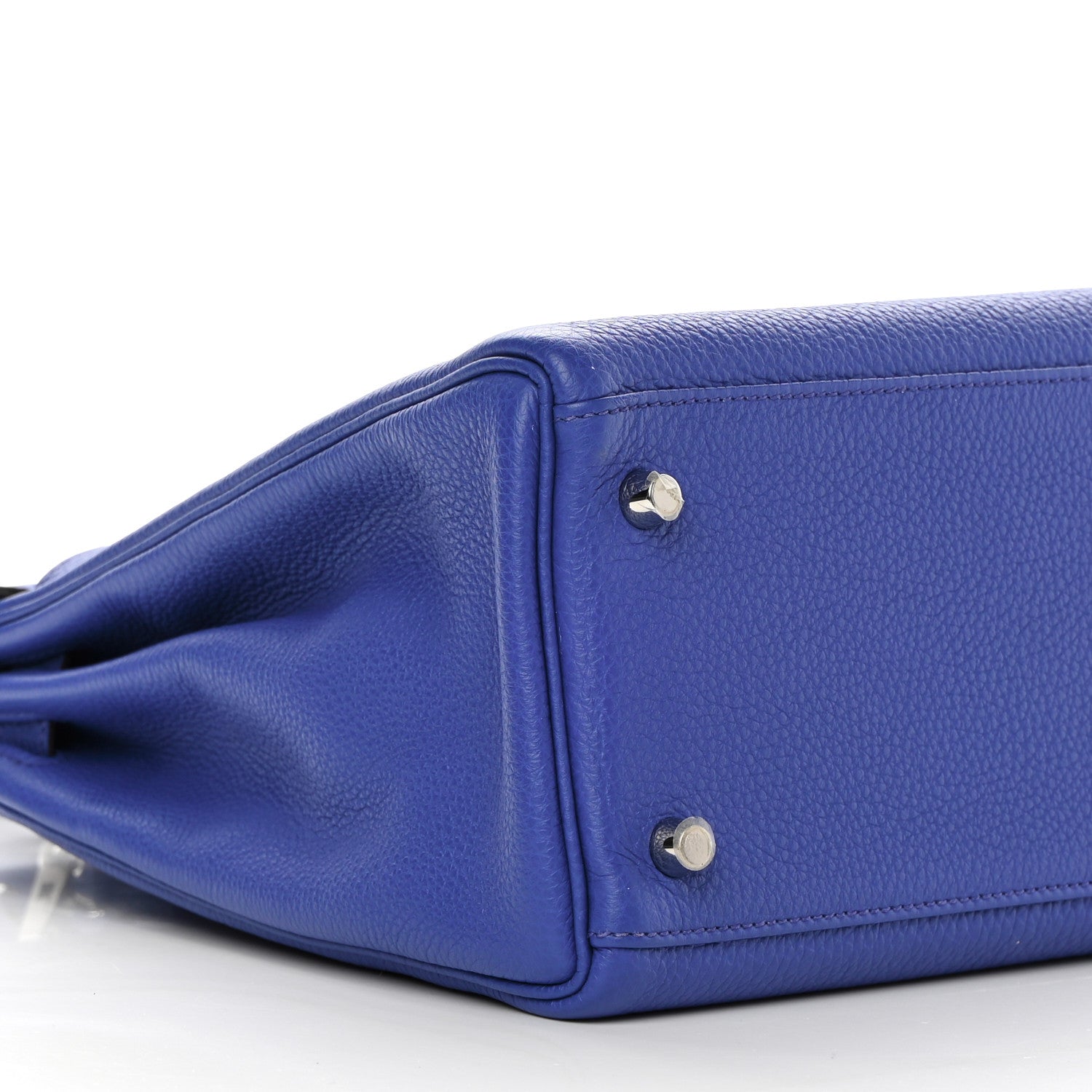 Hermes Togo Kelly Retourne 32 Bleu Electrique 9 of 17