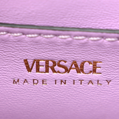 Versace Grained Calfskin Small La Medusa Top Handle Bag Red 6 of 10