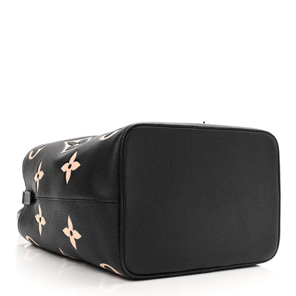 Louis Vuitton Empreinte Monogram Giant Neonoe MM Black Beige 4 of 9