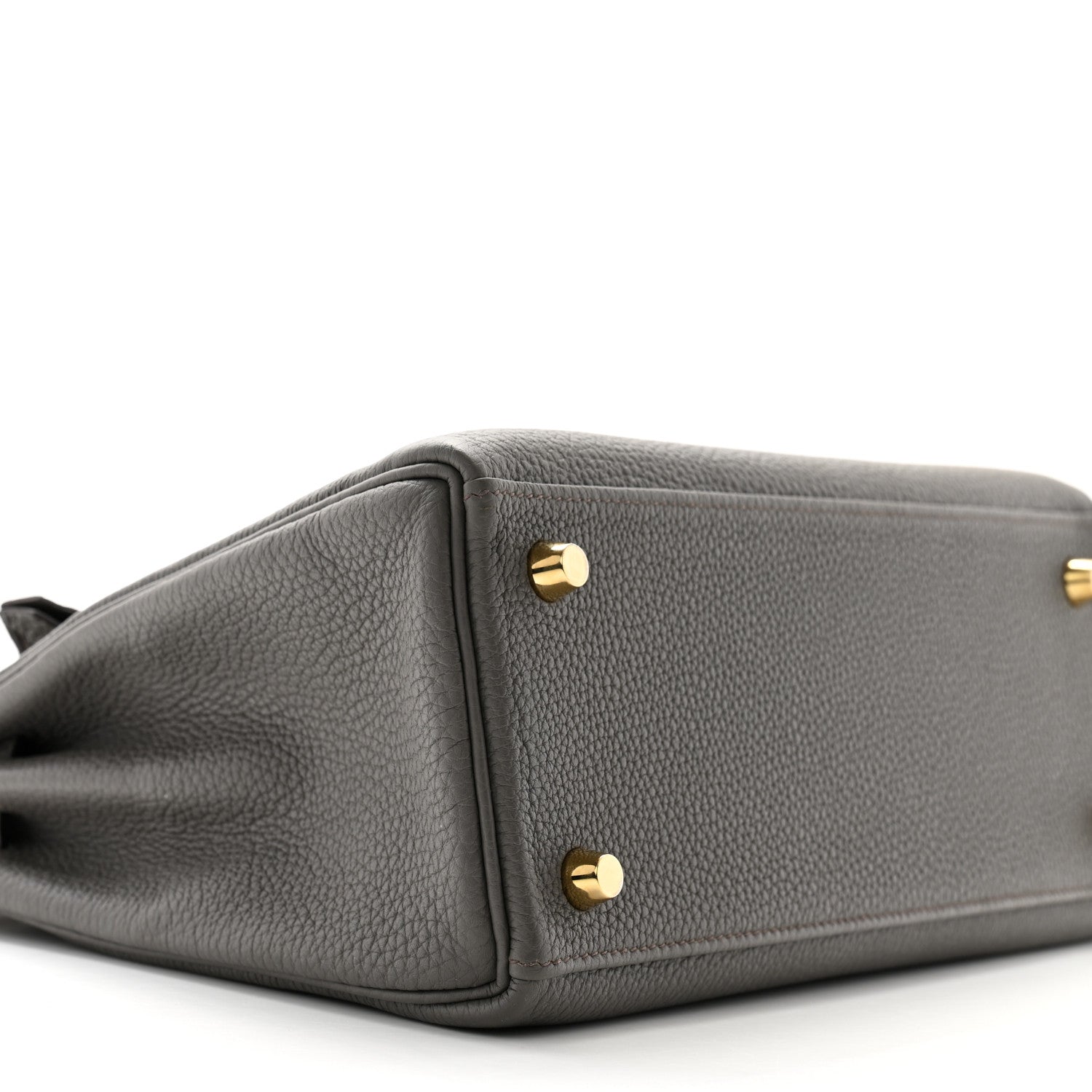 Hermes Togo Kelly Retourne 25 Etain 9 of 13