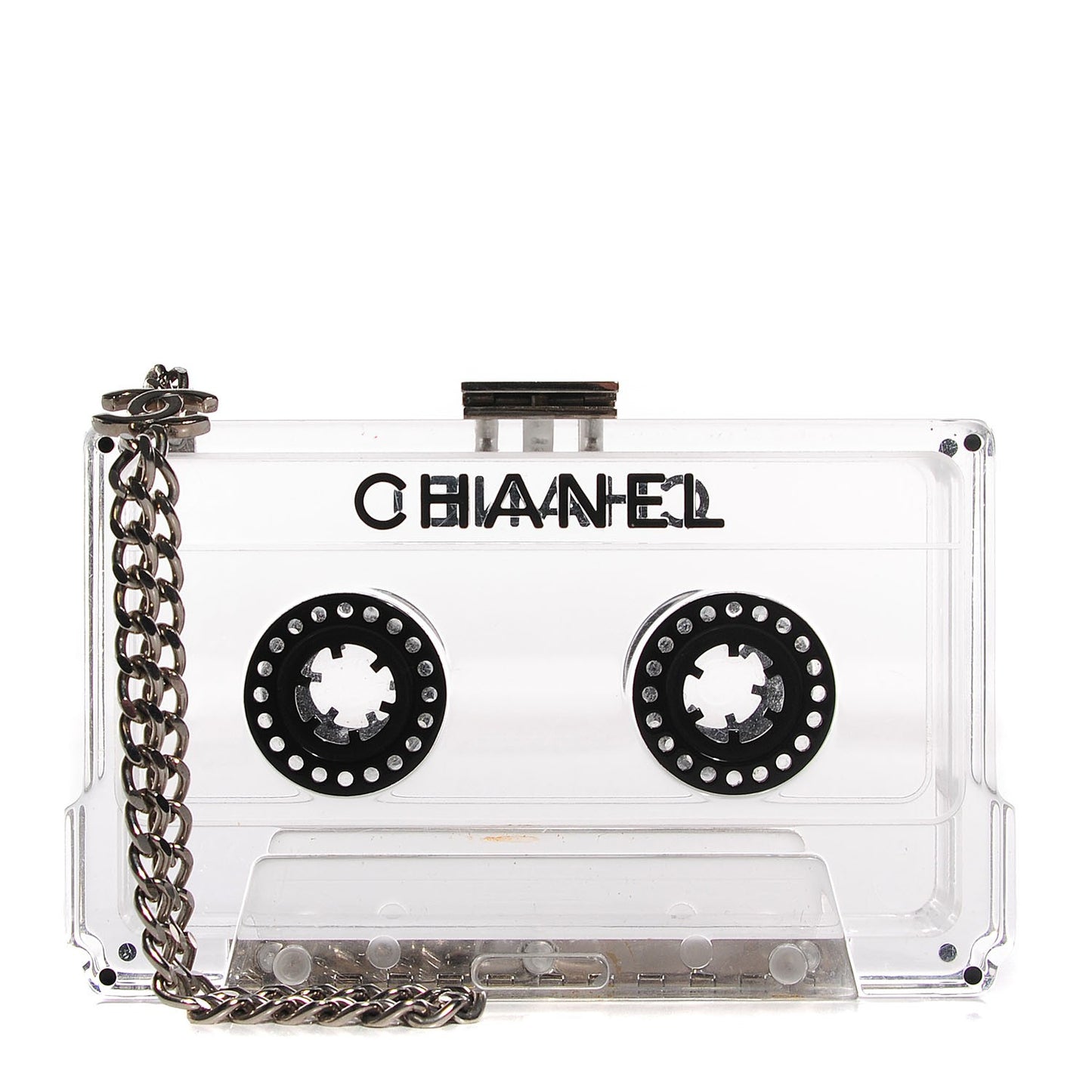 Lucite Cassette Clutch