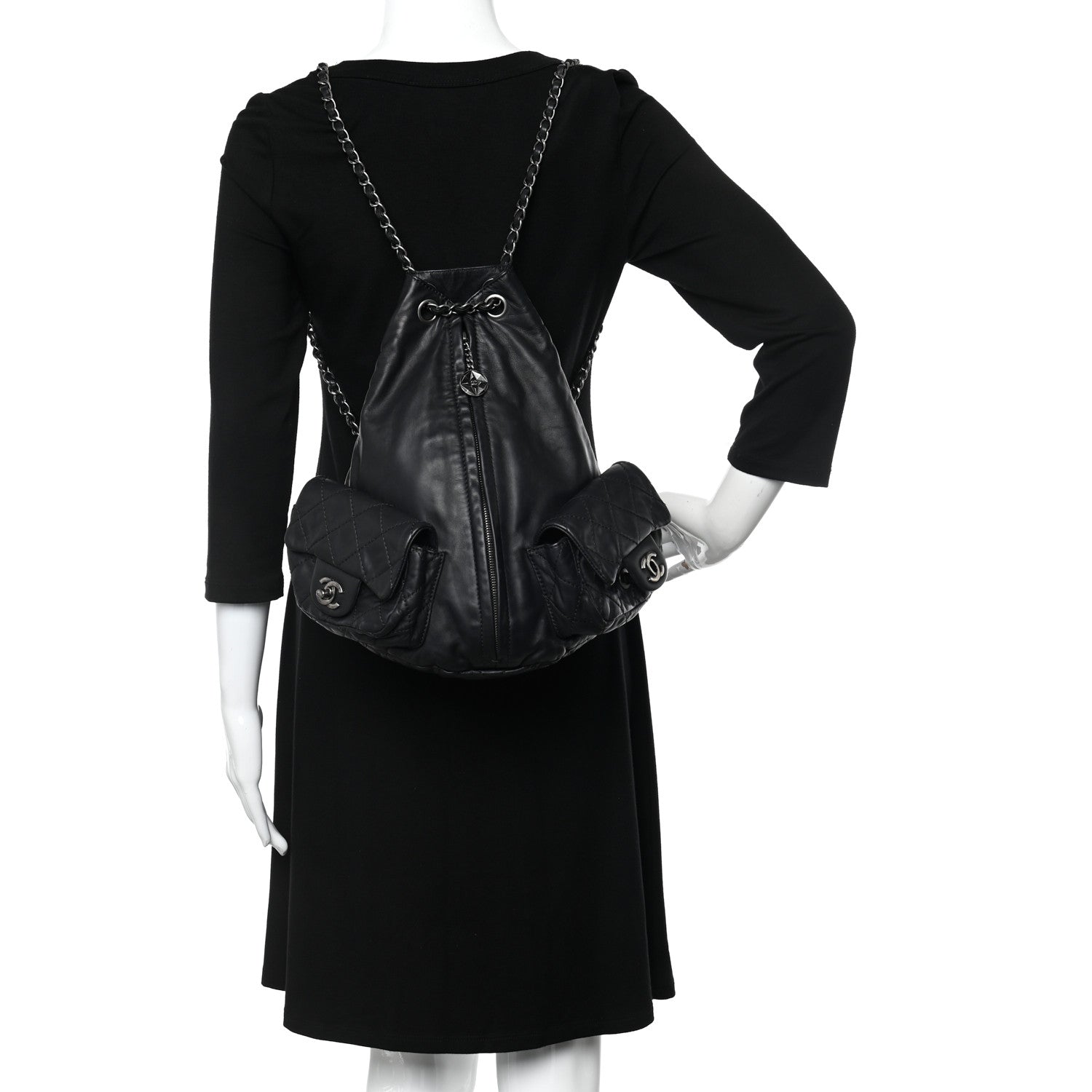 Chanel Calfskin Large Backpack Is Back Black 2 of 10