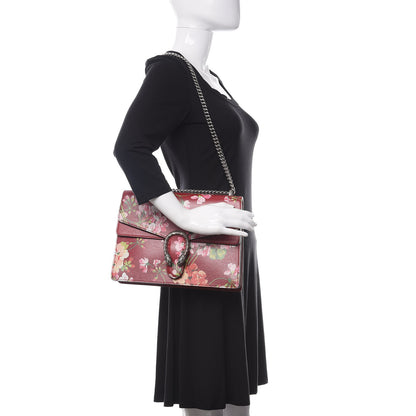 Gucci Calfskin Blooms Print Medium Dionysus Shoulder Bag Romantic Cherry Multicolor 2 of 10