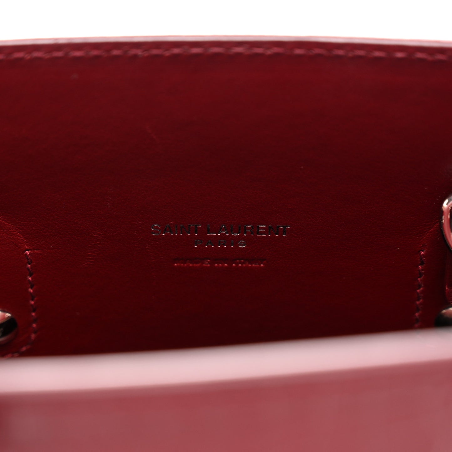 Calfskin Crocodile Embossed Baby Sac De Jour Red