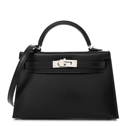 Hermes Box Mini Kelly Sellier 20 Black 1 of 11