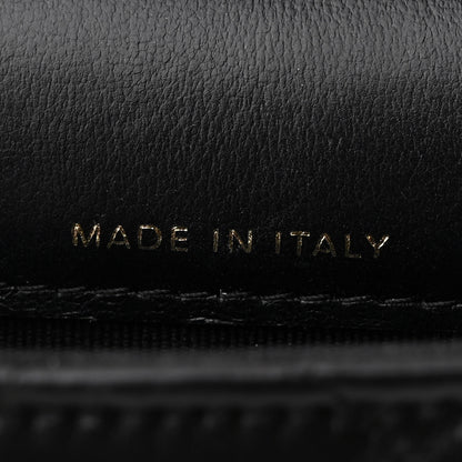 Chanel Lambskin Quilted Lacquered Chain Phone Holder With Chain Black 7 of 12