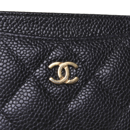 Chanel Caviar Quilted Card Holder Black 9 of 10