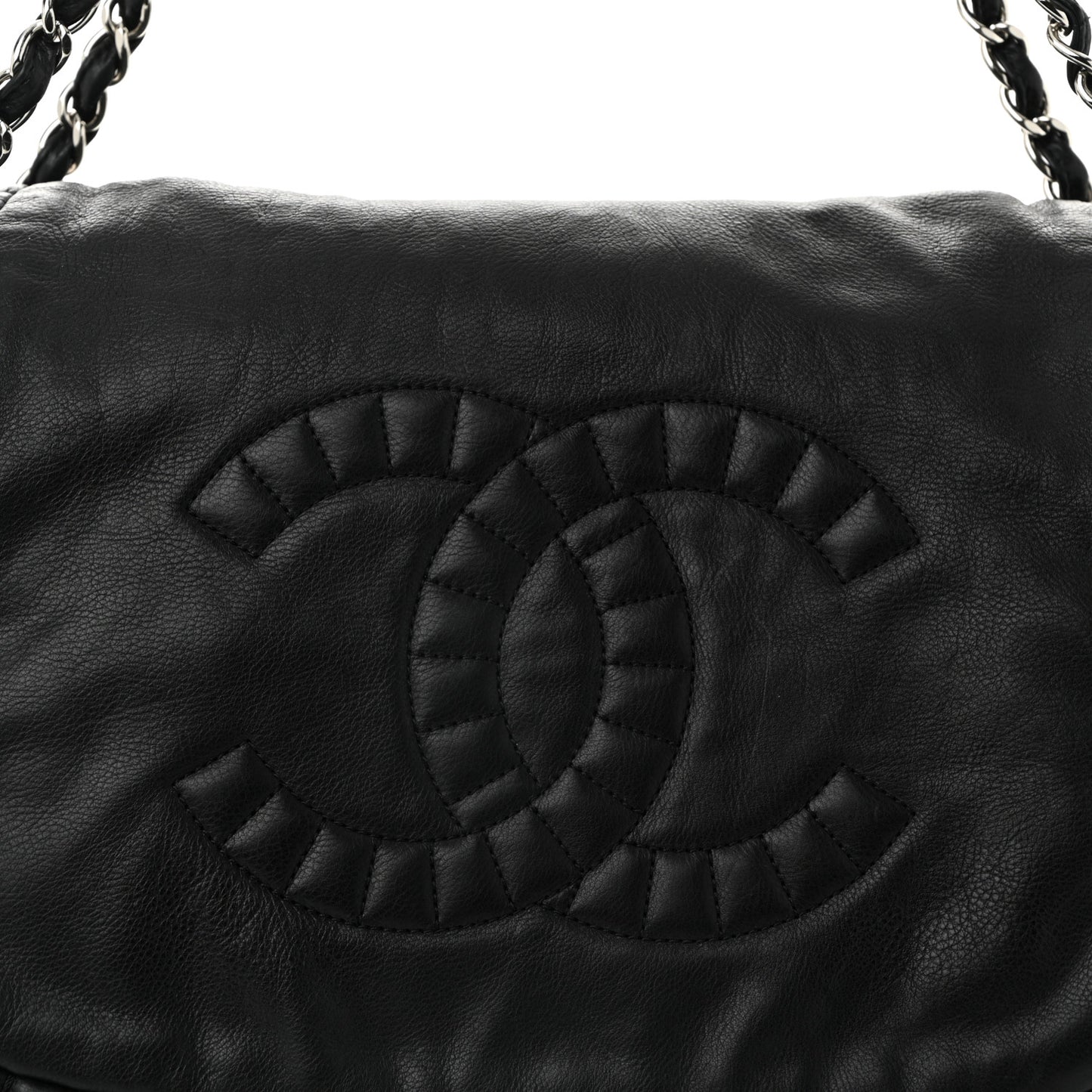 Calfskin Medium On the Bund Flap Black