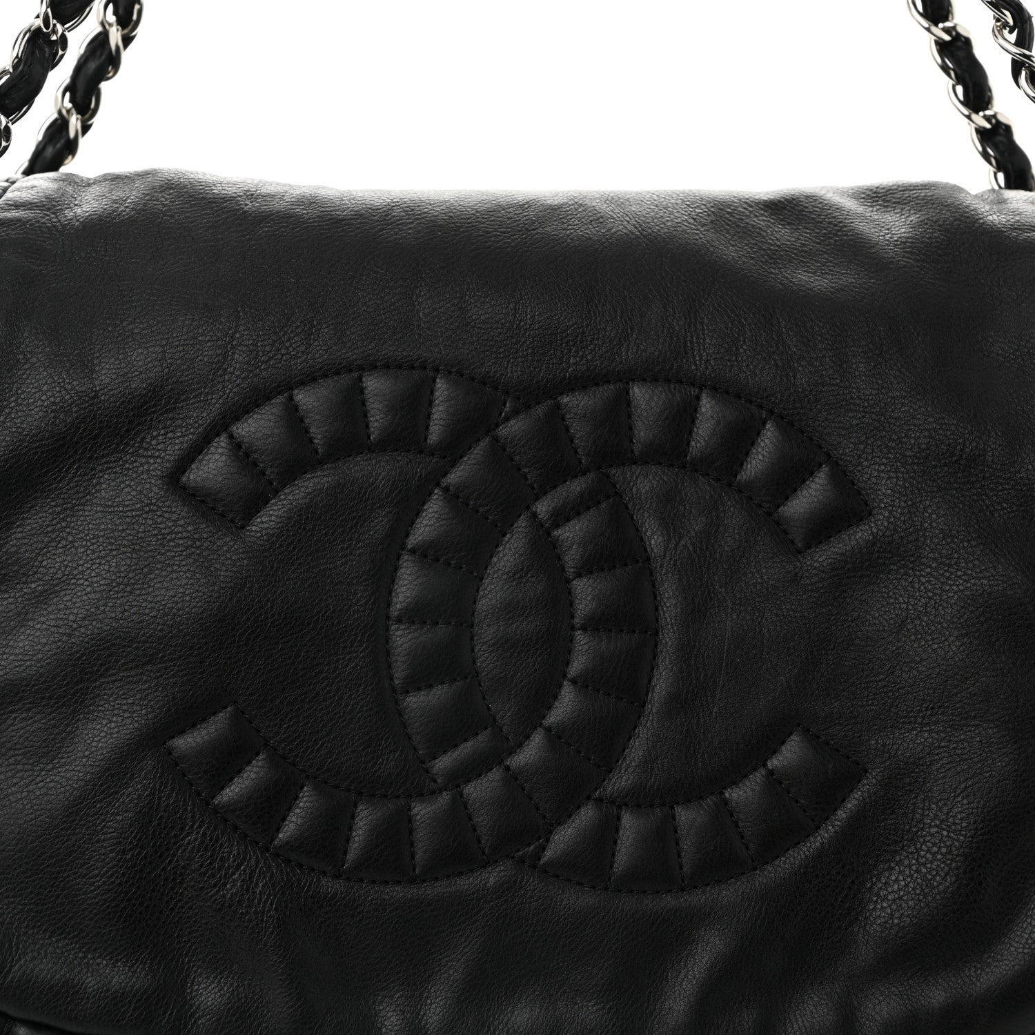 Chanel Calfskin Medium On the Bund Flap Black 8 of 10
