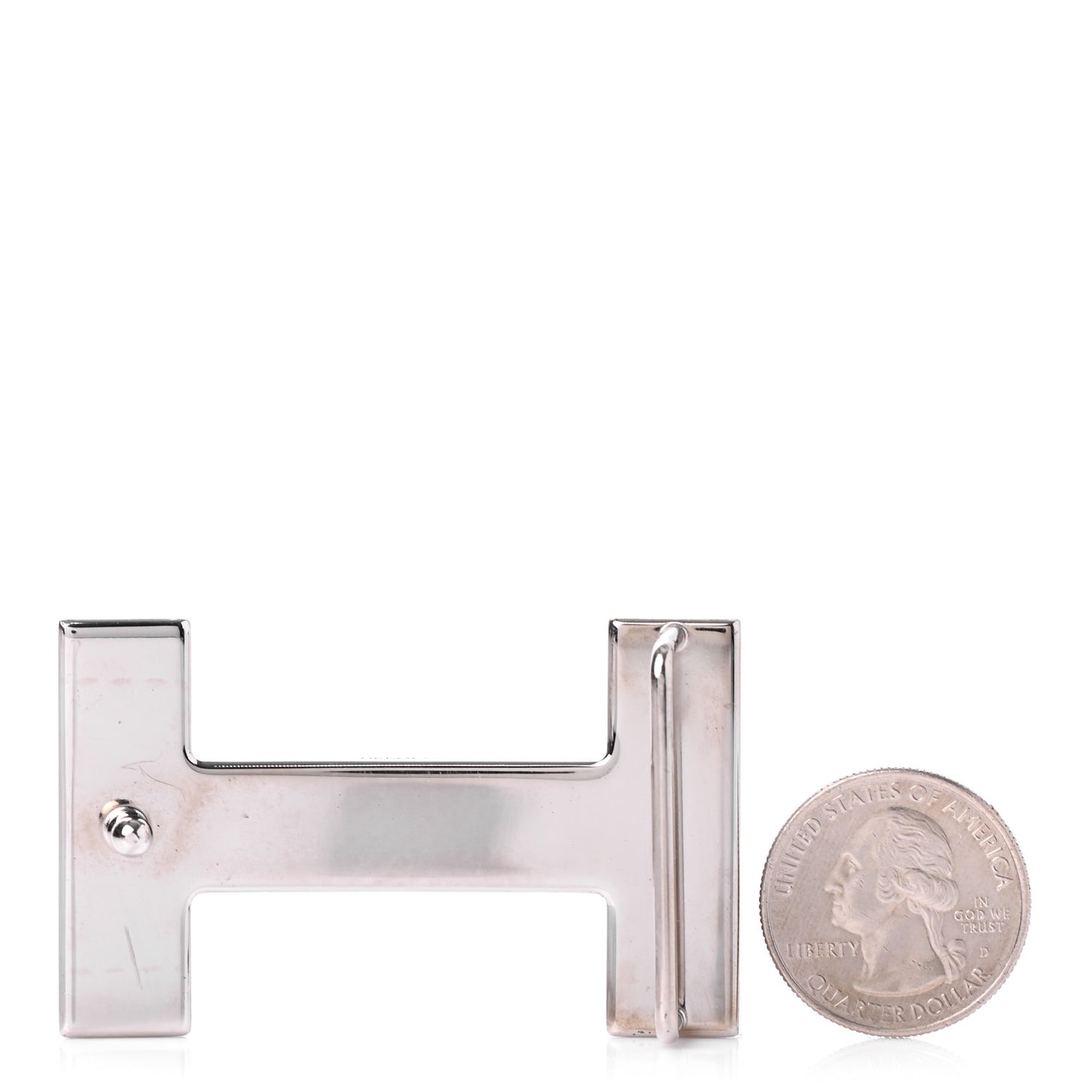 Enamel Quizz H Belt Buckle