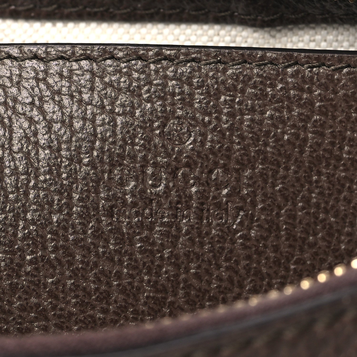 Gucci GG Supreme Monogram Textured Dollar Calfskin Small Ophidia Hobo Beige Ebony New Acero 6 of 10