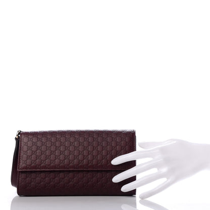 Gucci Microguccissima Travel Document Case Burgundy 3 of 9