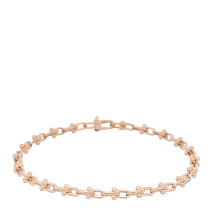 Tiffany 18K Rose Gold HardWear Micro Link Bracelet 1 of 4