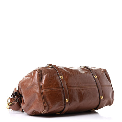 Miu Miu Vitello Lux Medium Bow Bag Palissandro 3 of 12