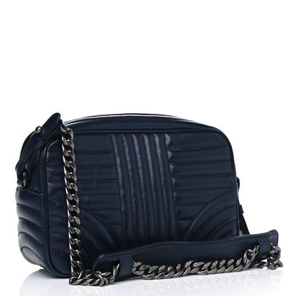 Prada Soft Calfskin Diagramme Crossbody Bag Baltico 2 of 6