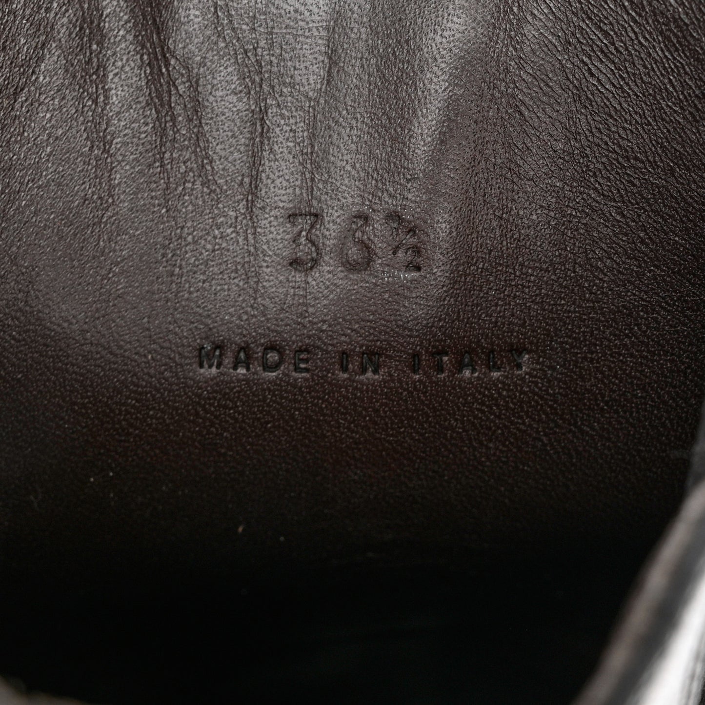 Calfskin The Tire Chelsea Boots 36.5 Black Pale Blue