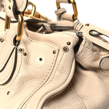 Chloe Calfskin Medium Paddington Satchel Beige 14 of 17