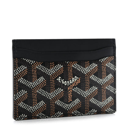 Goyard Goyardine Saint Sulpice Card Holder Black 3 of 7