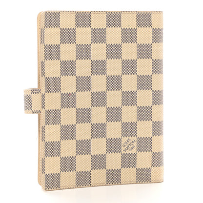 Louis Vuitton Damier Azur Medium Ring Agenda Cover 3 of 6