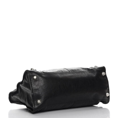 Balenciaga Agneau Giant 21 Silver Hardware Work Black 4 of 15