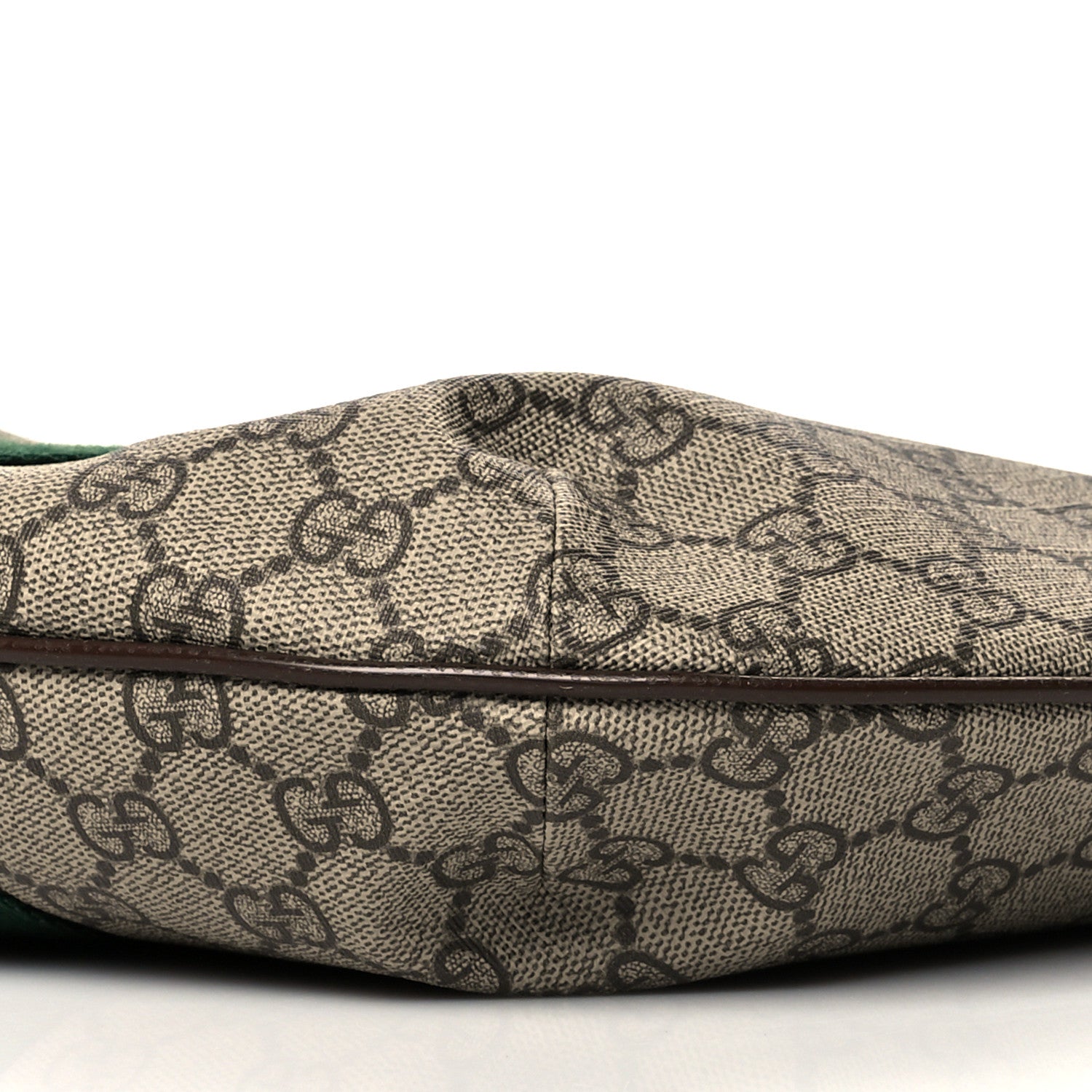 Gucci GG Supreme Monogram Web Small Ophidia Half Moon Hobo Brown 11 of 11