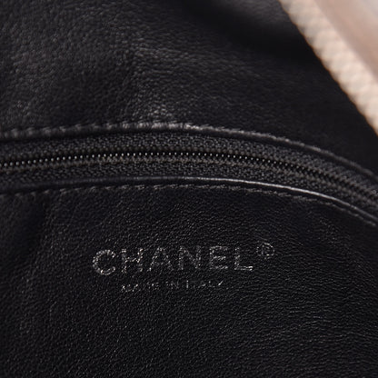 Chanel Metallic Goatskin Luxe Ligne Shoulder Bag Dark Silver 6 of 12