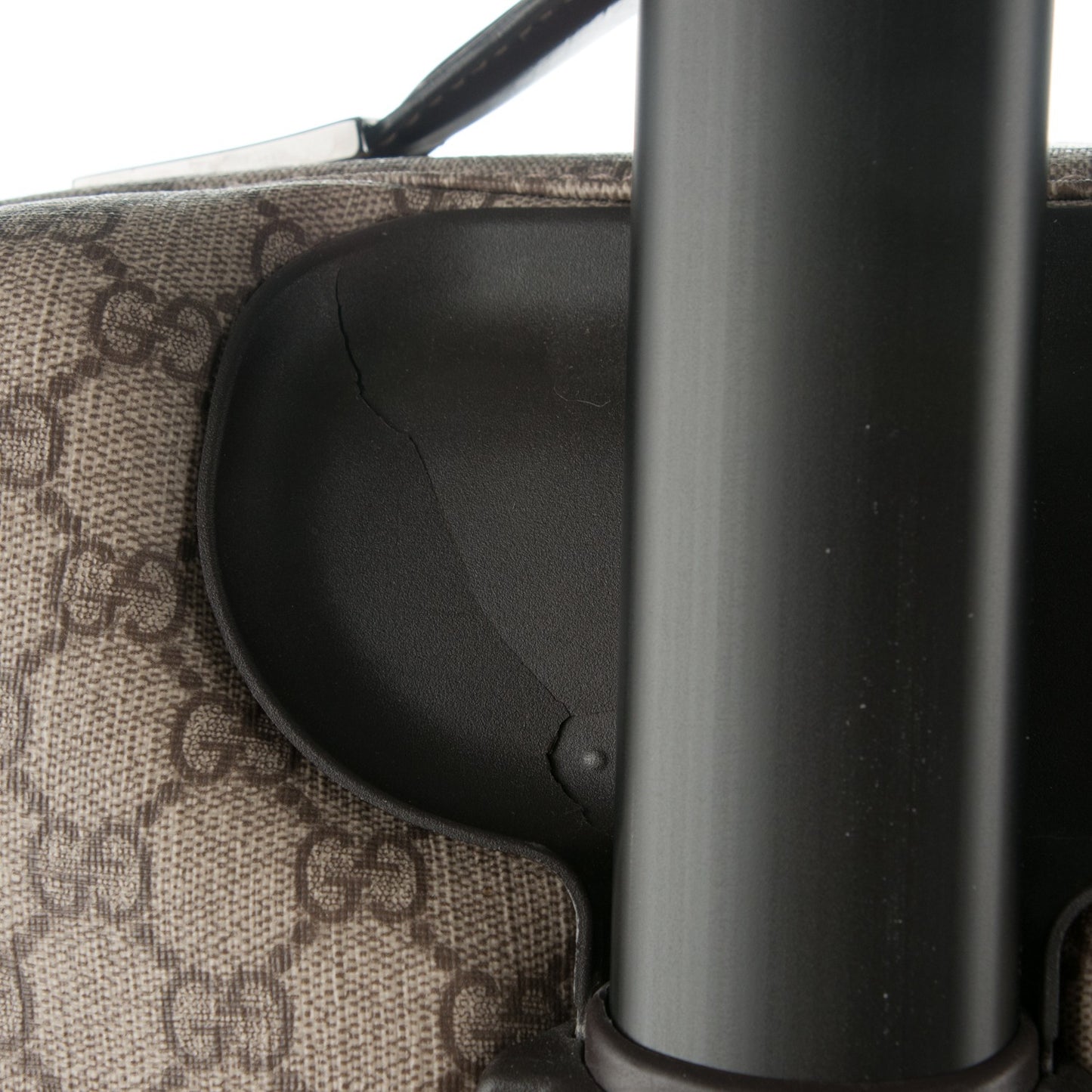 GG Plus Monogram Small Interlocking G Trolley Brown